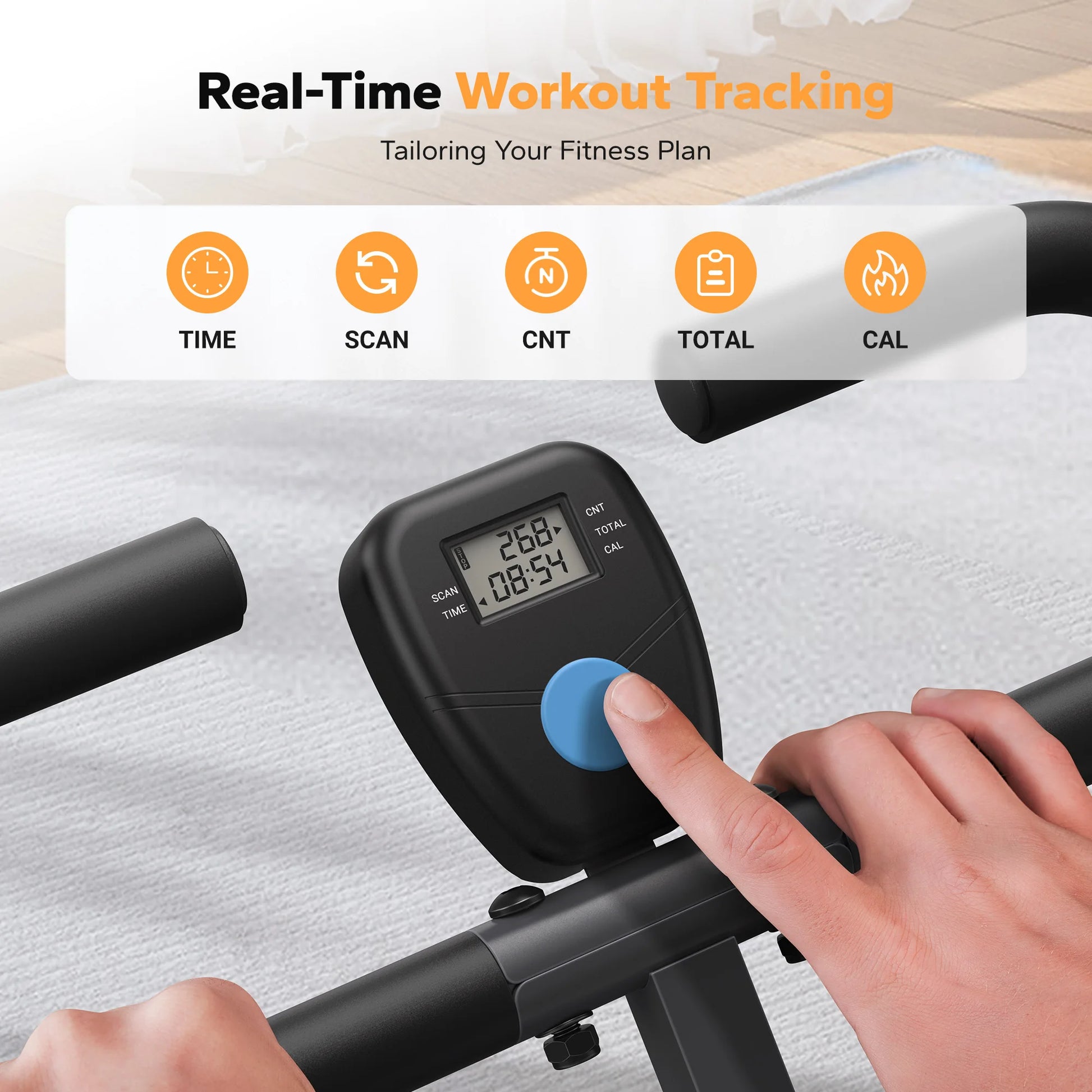 Squat Machine 2In1 Squat Rowing Machine Easy Setup Foldable Exercise Equipment Glute Trainer Machine Glutes Leg Home Fit