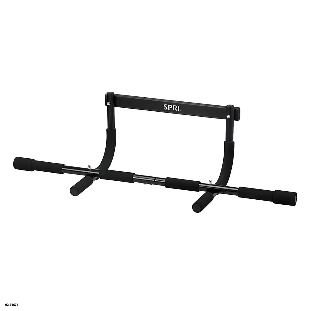 Adjustable Steel Pull-Up Bar for Doorways up to 32" | Professional Grade Thick Gauge Steel Frame for Home Gym