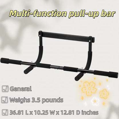 Adjustable Steel Pull-Up Bar for Doorways up to 32" | Professional Grade Thick Gauge Steel Frame for Home Gym